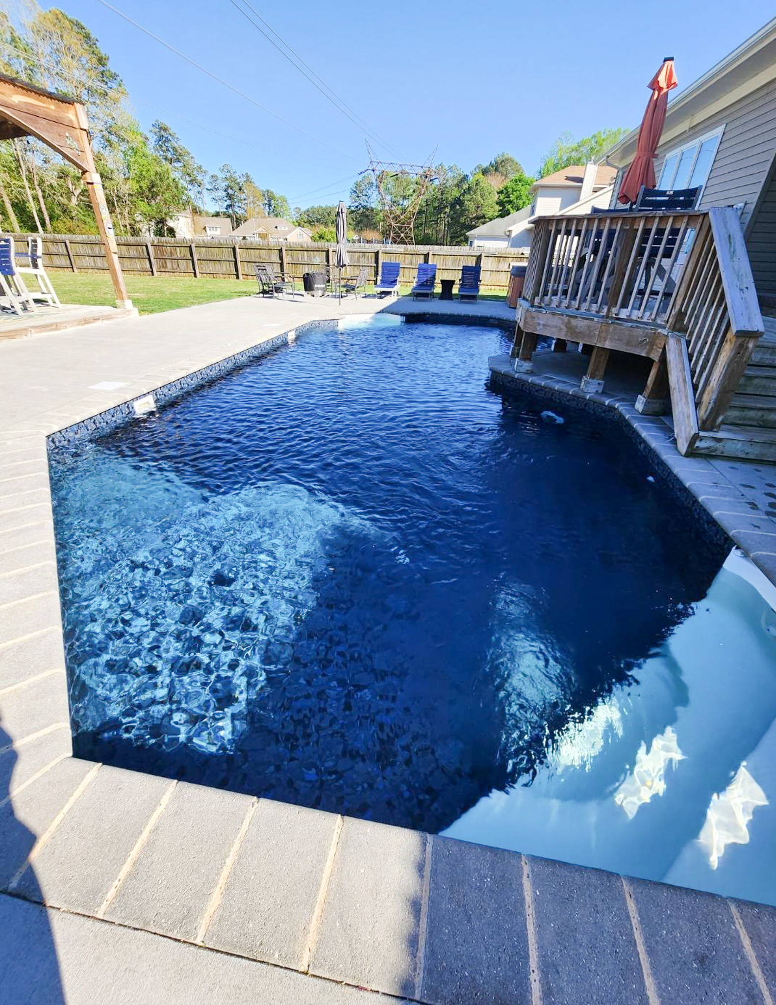 Backyard pool